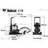 Minigraver Bobcat 1000kg CW05